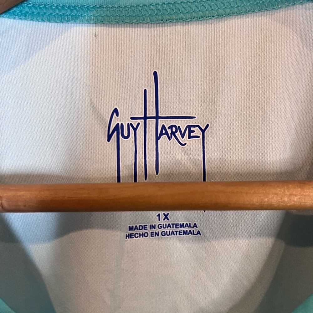 Guy Harvey NWT Men's Long Sleeve Performance Shirt size 1X - Picture 3 of 3